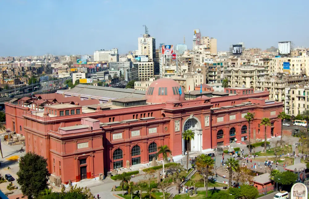 THE EGYPTIAN MUSEUM (OLD MUSEUM IN CAIRO)